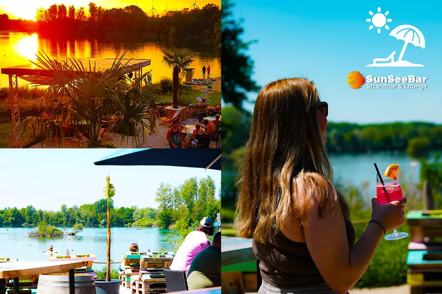 Schwimmern, Strand, Badesee SunseeBar -Römerberg / Mechtersheim